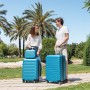 Set maletas 20, 24,12" azul - 3 pzs