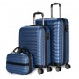 Set maletas 20, 24,12" Azul Marino - 3 pzs
