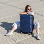Set maletas 20, 24,12" Azul Marino - 3 pzs