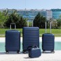 Set maletas 28, 24, 20,12" Azul Marino- 4 pzs