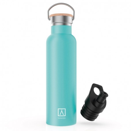 Botella Térmica Acero Inox 600 ml Verde NUMADA