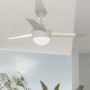 Ventilador de Techo con Luz LED y Mando a Distancia Roof W420 Blanco