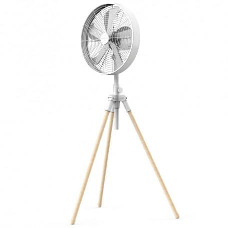 Ventilador de Pie Tripod W3050 5 Aspas Metal Blanco