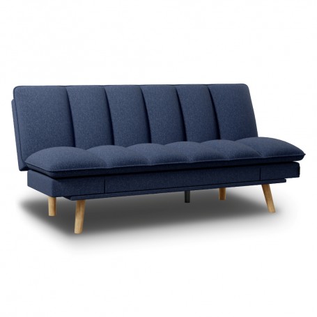 Sofá Cama 3 Plazas Cloud Lines Azul