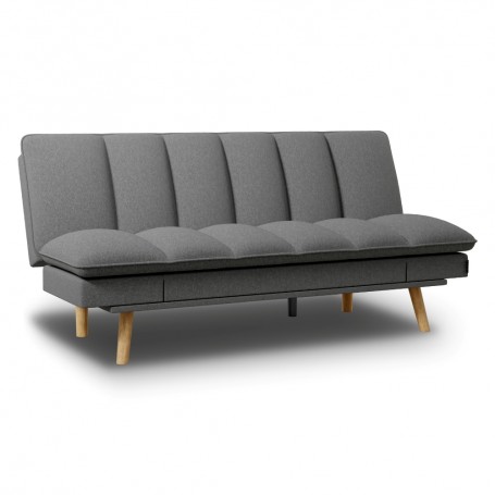 Sofá Cama 3 Plazas Cloud Lines Gris Marengo