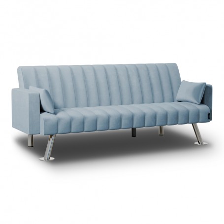 Sofá Cama 3 Plazas One Lines Azul