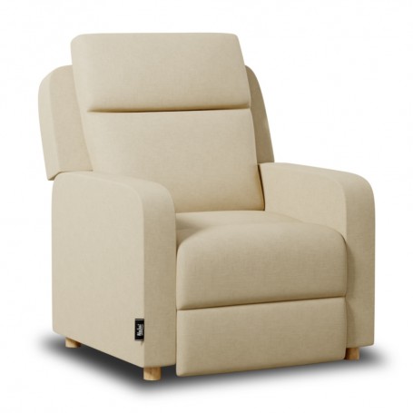 Sillón Relax Reclinable One Fabric Beig