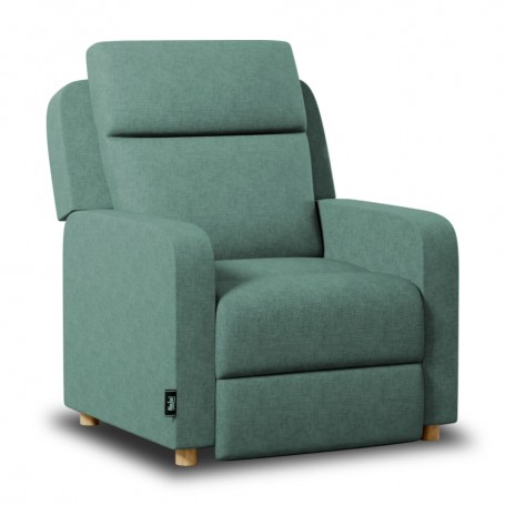 Sillón Relax Reclinable One Fabric Verde