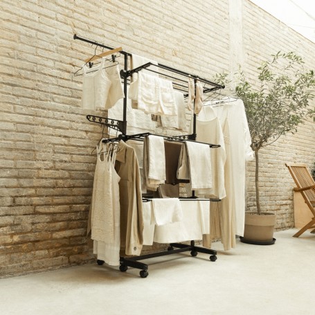 Percha Tendedero Portatil De Ropa Tendedero Vertical, Tendal