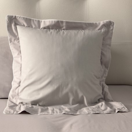 Funda de Cojín 50x50 Algodón 100% Gris (Varios Tamaños)